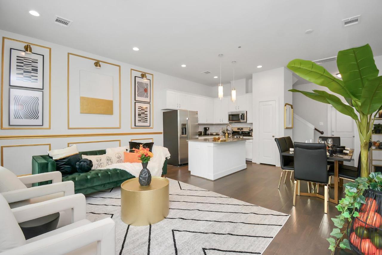 Emerald Palace - New, Modern 3Br Townhome Close To Downtown, Nrg, Med Ctr ヒューストン エクステリア 写真